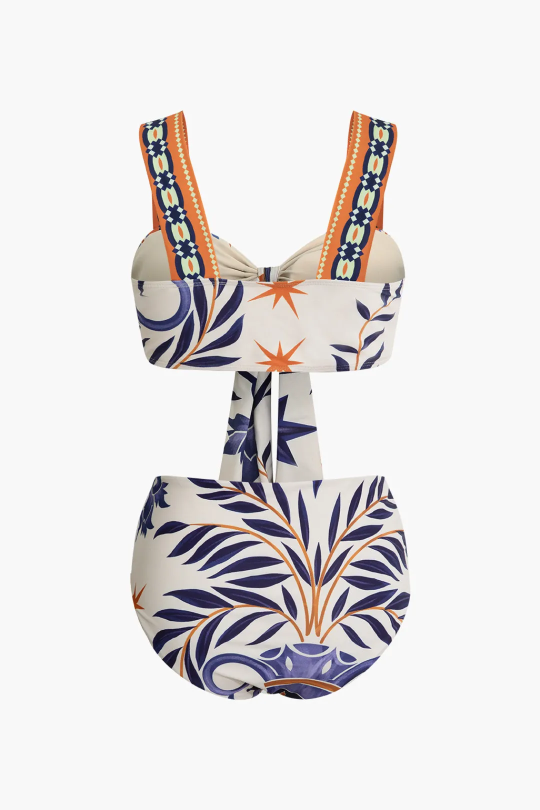 MICAS Swimwear-Tribal Print Two-Piece Swimsuit Bikini Set MULTICOLOR