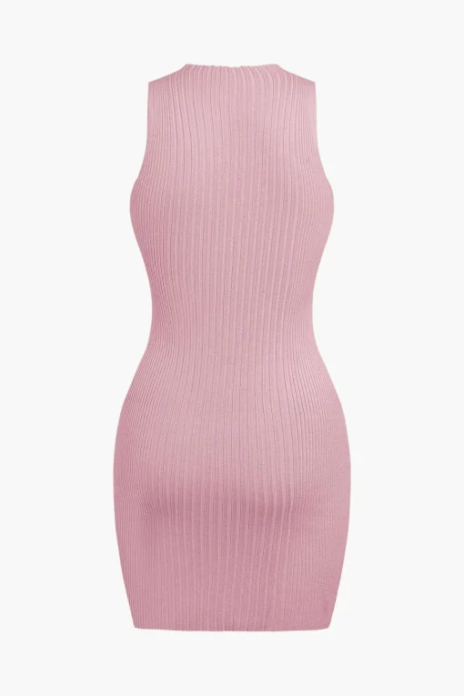 MICAS Mini Dresses-Twist Sleeveless Tank Mini Dress