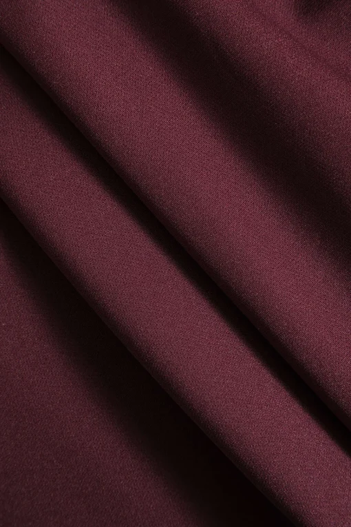MICAS Outerwear|Outerwear-Zipper Jacket BURGUNDY
